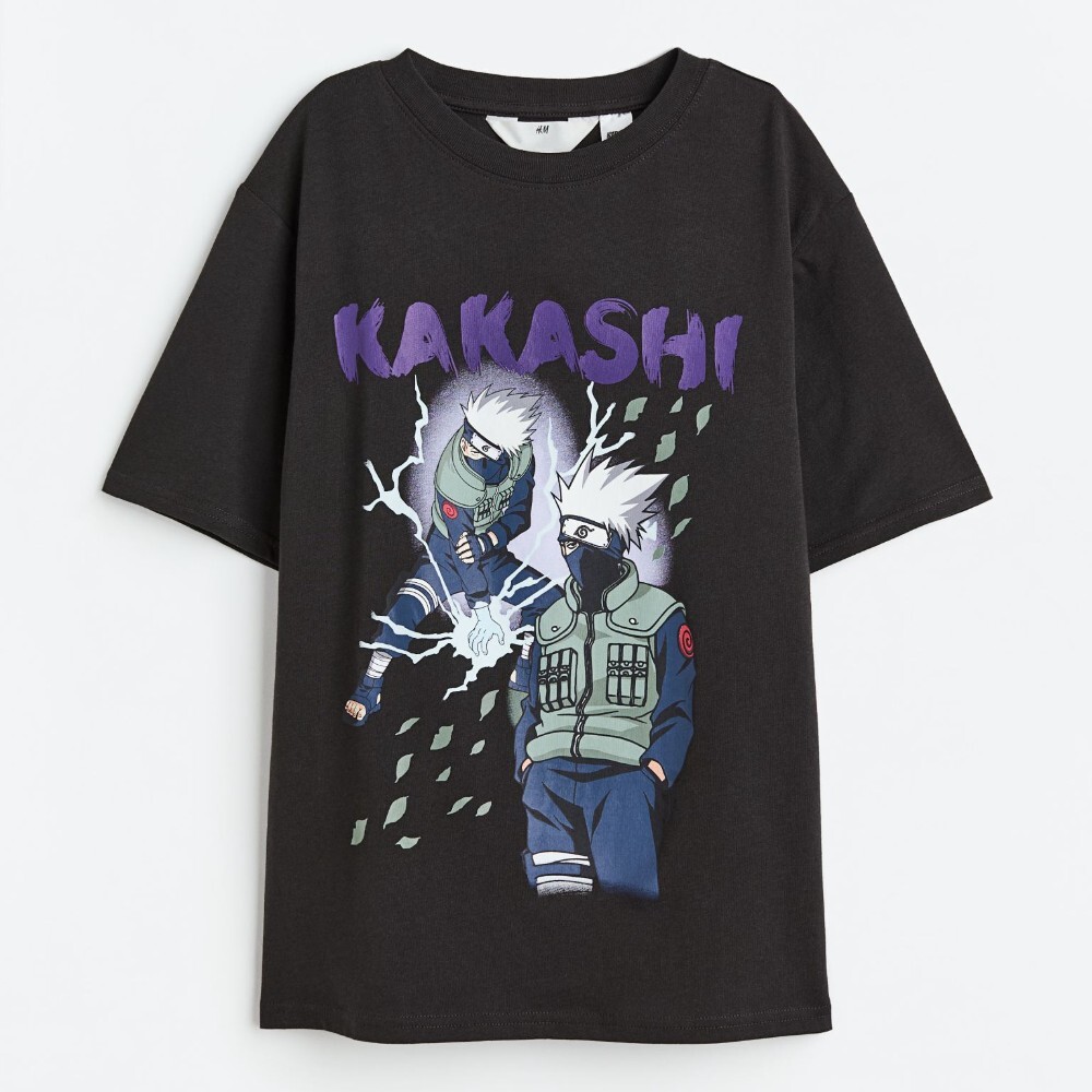 

Футболка H&M x Naruto Printed, черный