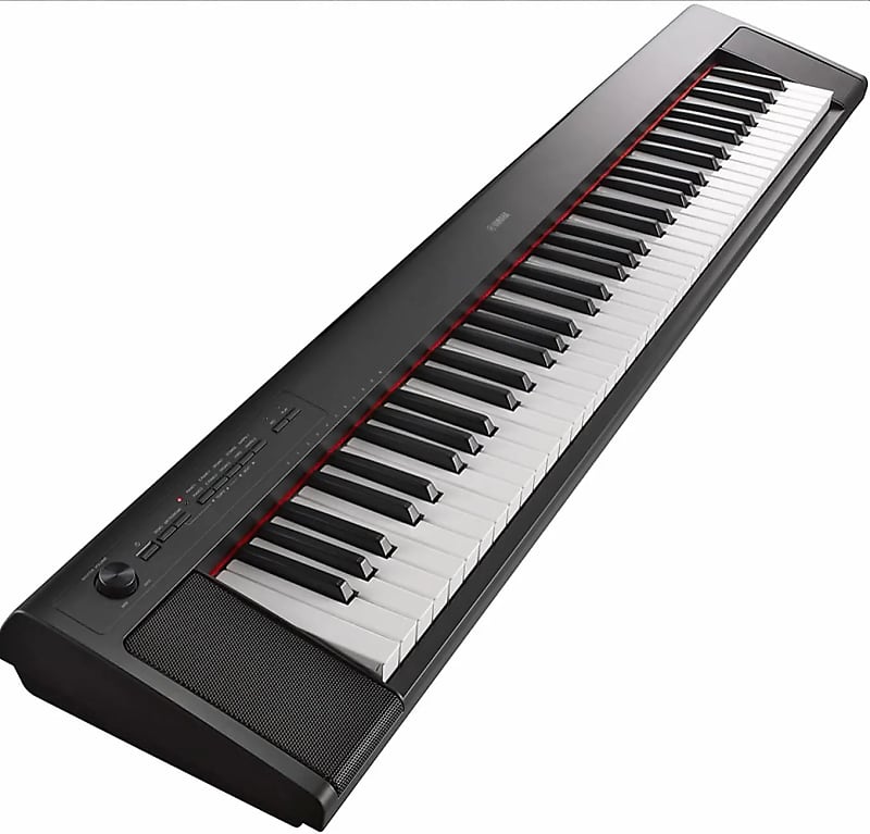 76-клавишное фортепиано Yamaha Piaggero NP-32 с динамиками, черный kalimba 17 key piano beautifully musical instruments mahogany thumb piano portable thumb piano