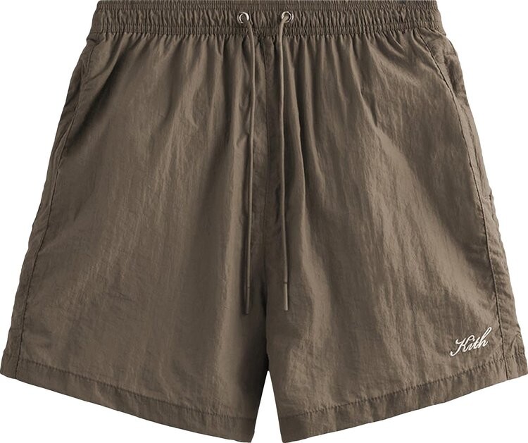 

Шорты Kith Garment Washed Nylon Active Swim Short 'Canvas', загар