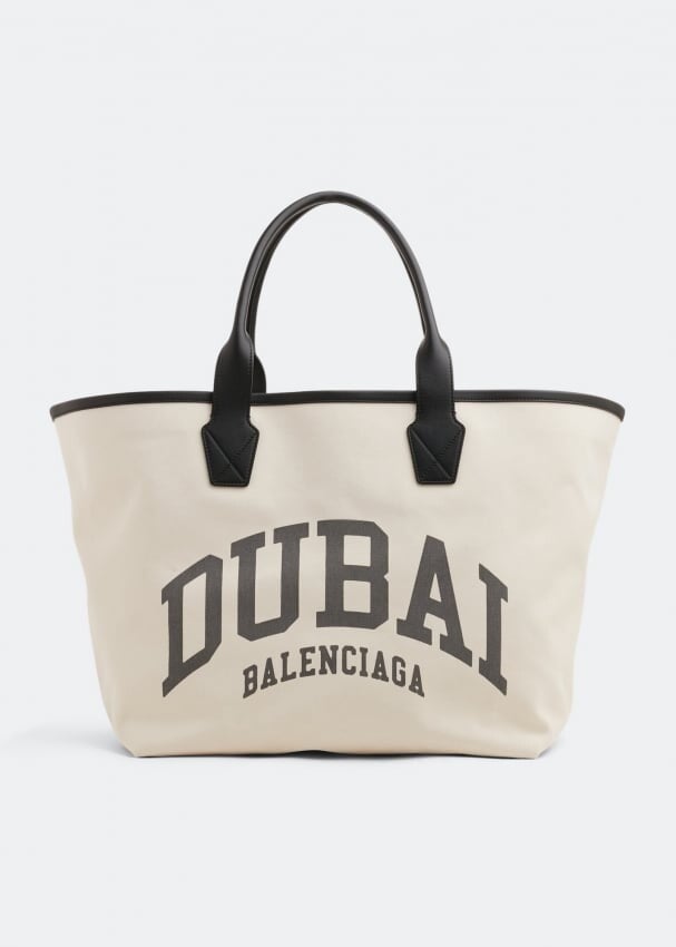 

Сумка-тоут BALENCIAGA Cities Dubai Jumbo large tote bag, бежевый