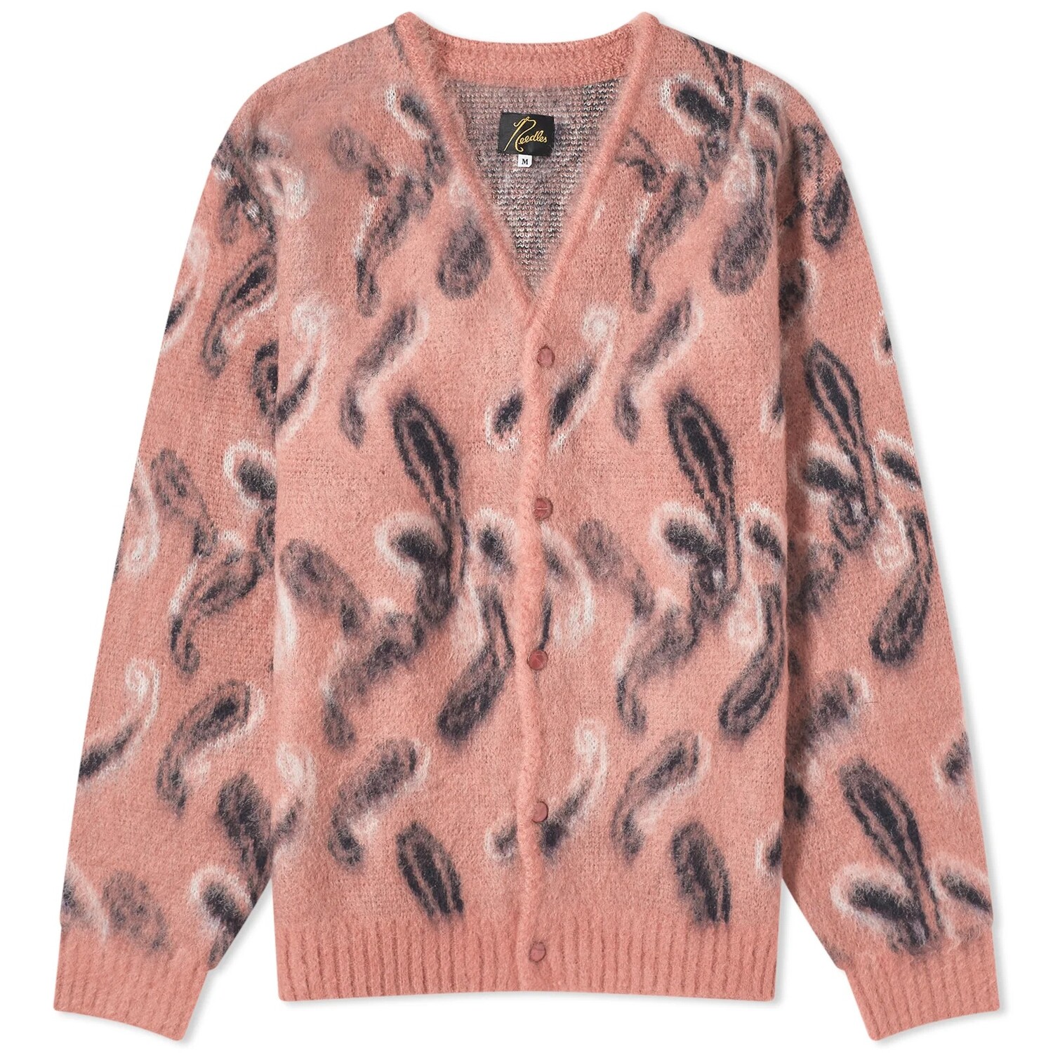 

Кардиган Needles Paisley Mohair, розовый/черный