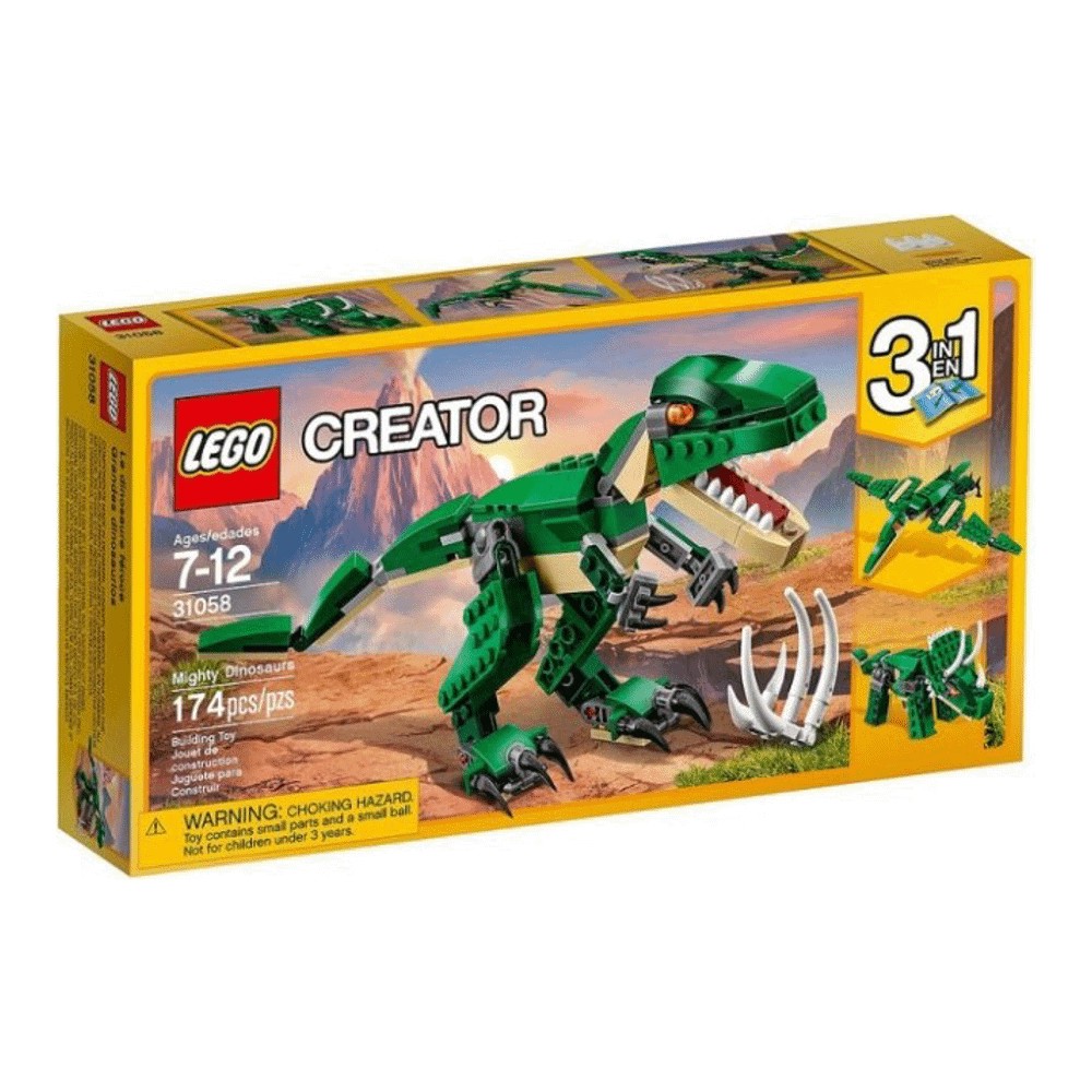 Конструктор LEGO Creator 31058 Грозный динозавр конструктор lego creator 31058 могучие динозавры