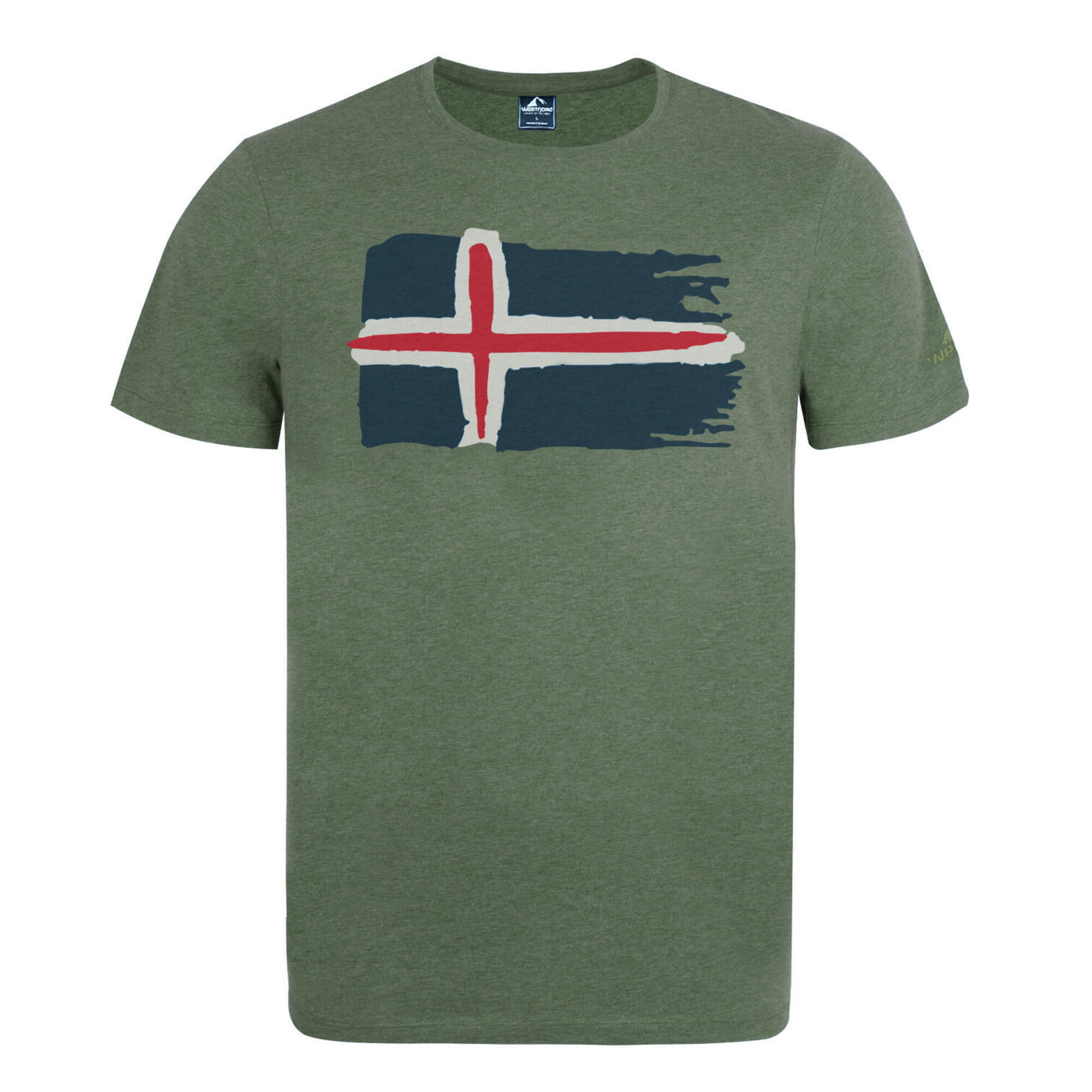 мужская футболка засыпающий крыс s зеленый Футболка Westfjord Hekla мужская, зеленый