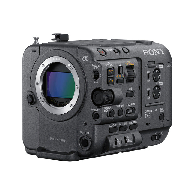 Видеокамера Sony FX6 Full-Frame Cinema Camera ILME-FX6V, без объектива, черный документ камера avervision u70 интерактивная usb с 4k разрешением