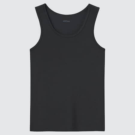 

Майка детская Uniqlo Airism Cotton Blend Vest, черный