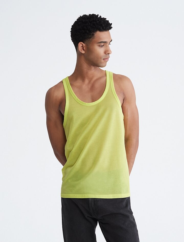 

Майка Calvin Klein Pride This Is Love Mesh, желтый