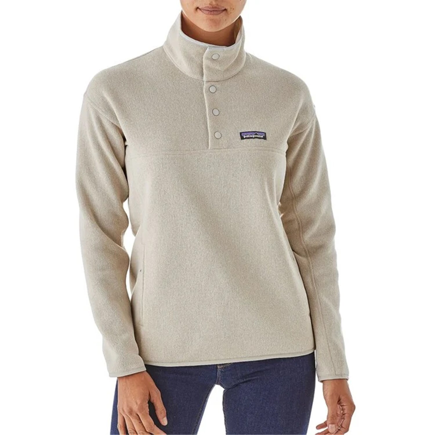 

Patagonia Lightweight Better Sweater Пуловер с сумчатым свитером - женские, bleached stone