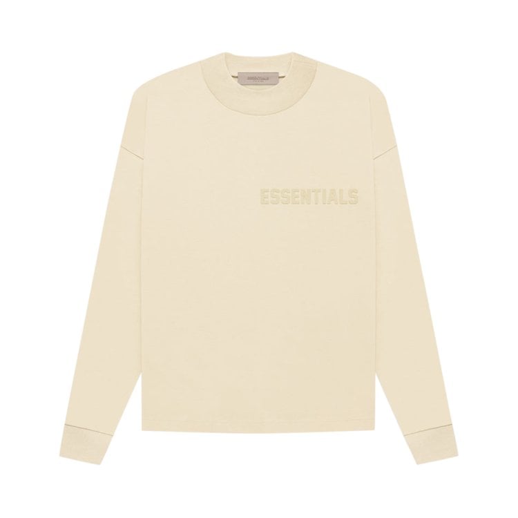 Лонгслив Fear of God Essentials Long-Sleeve Tee 'Eggshell', белый - фото