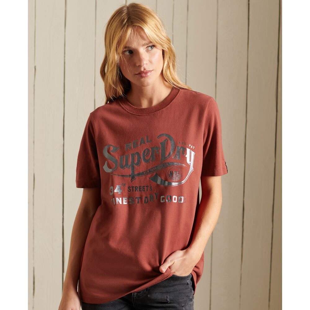 

Футболка Superdry Script Style WW, красный