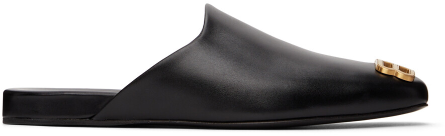 

Черные уютные мюли BB Balenciaga