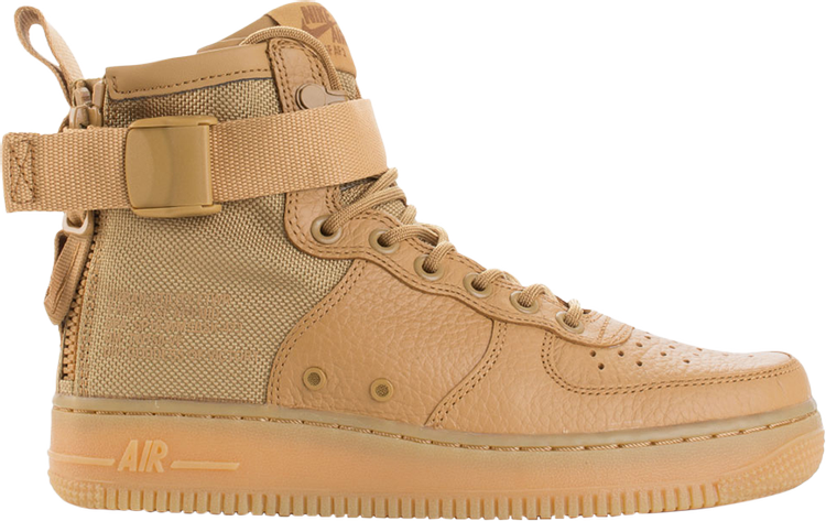 

Кроссовки Nike Wmns SF Air Force 1 Mid 'Elemental Gold', золотой, Желтый;золотой