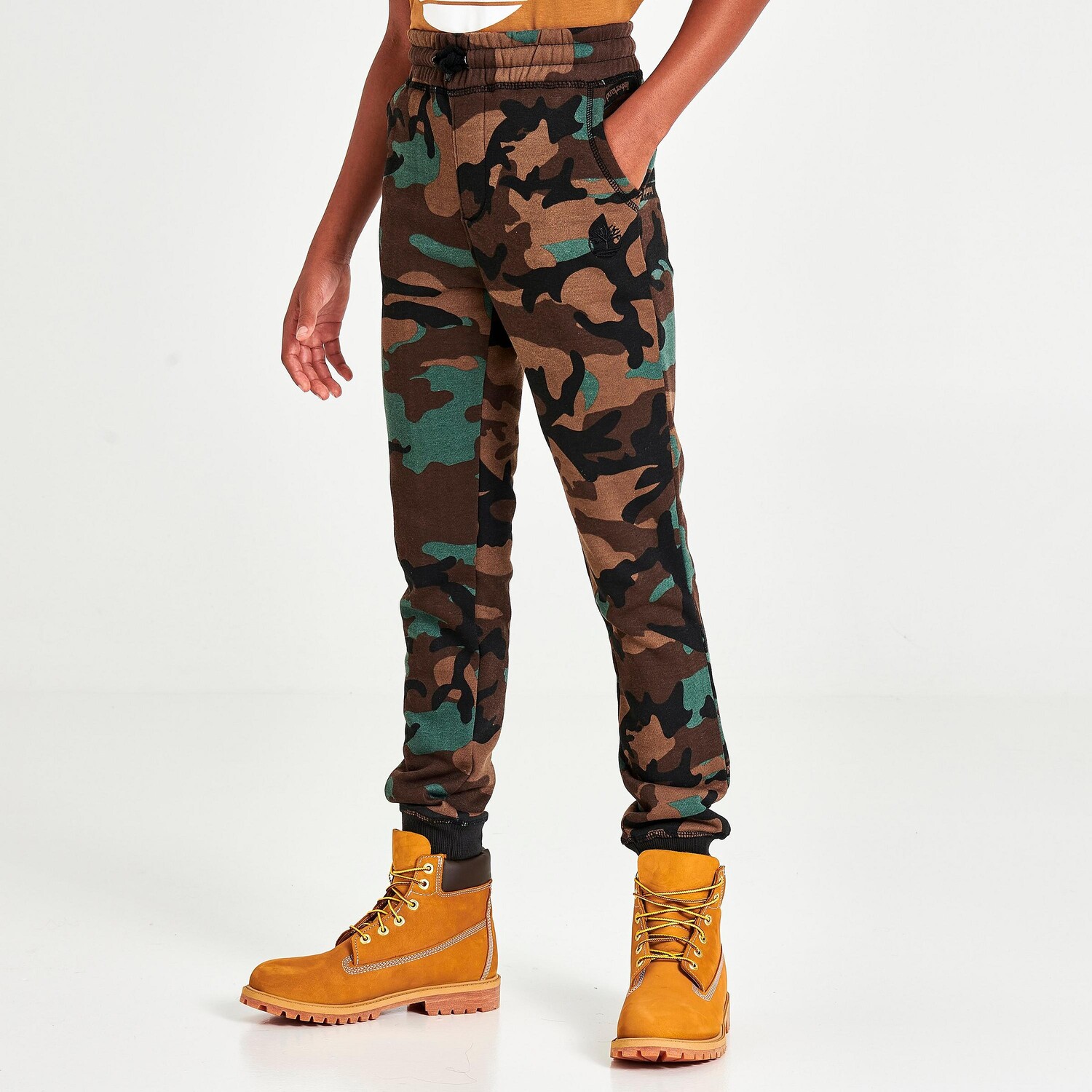 

Брюки-джоггеры Timberland с камуфляжным принтом для мальчиков, камуфляж