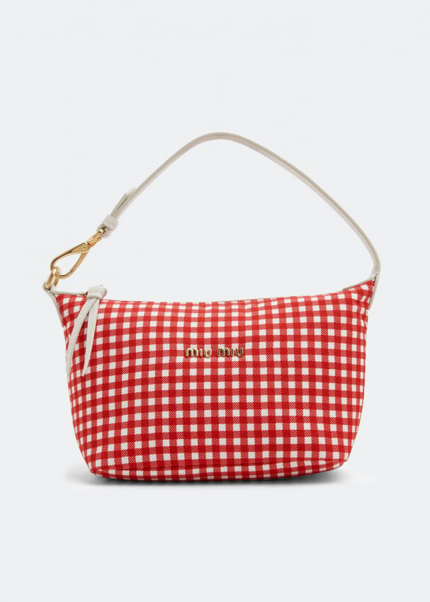 

Сумка MIU MIU Miu Spirit printed mini bag, принт