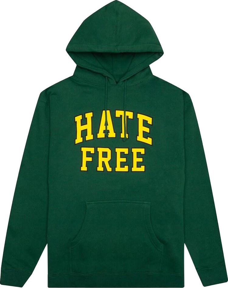 Pleasures store green hoodie