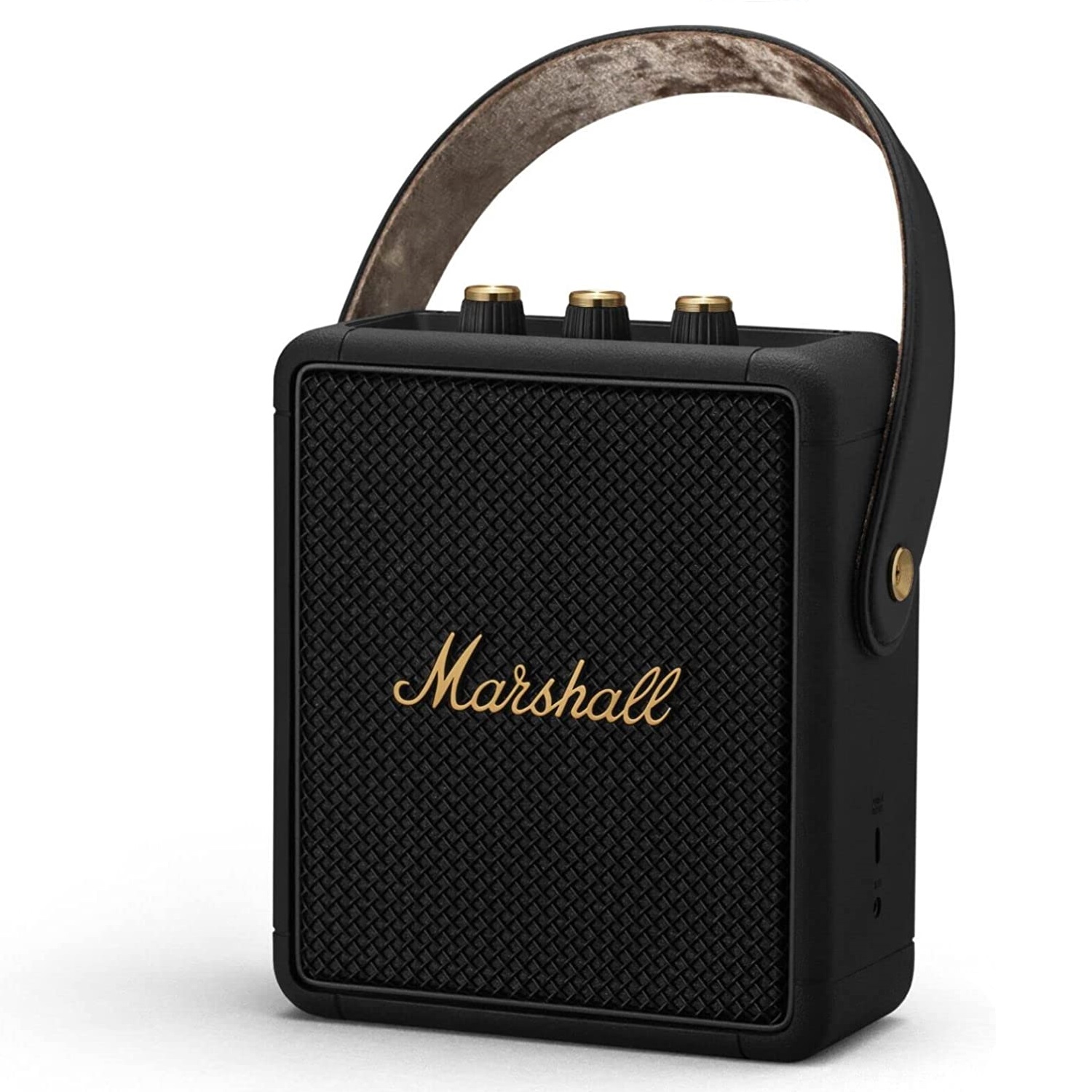 Портативная колонка Marshall Stockwell II, черный и медь портативная акустика marshall stockwell ii 20 вт black and brass