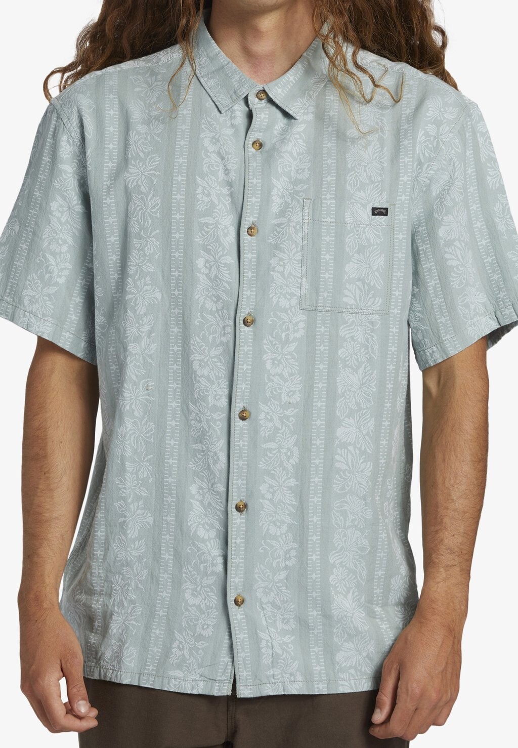 

Рубашка SUNDAYS JACQUARD Billabong, Светло-синий