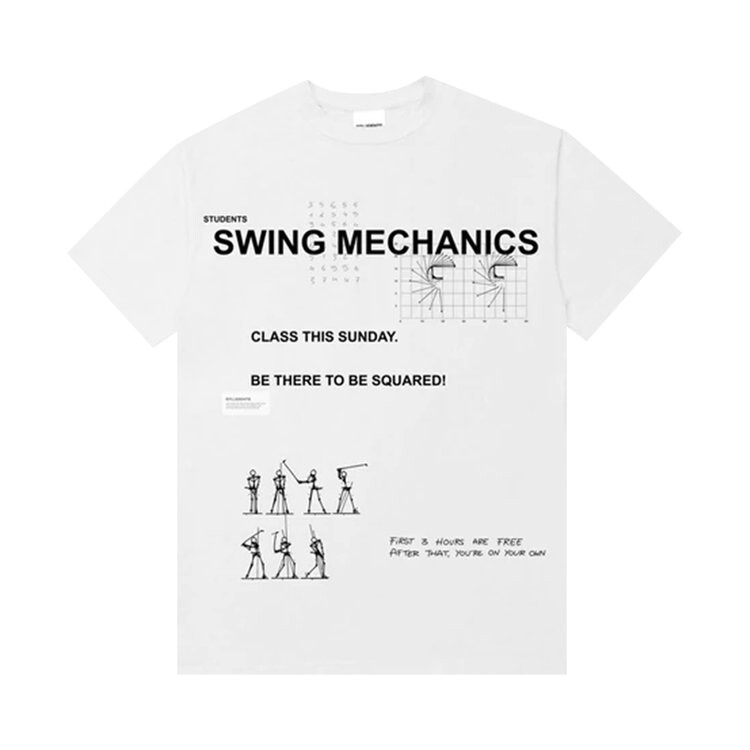 

Футболка Students Swing Mechanics Tee 'White', белый