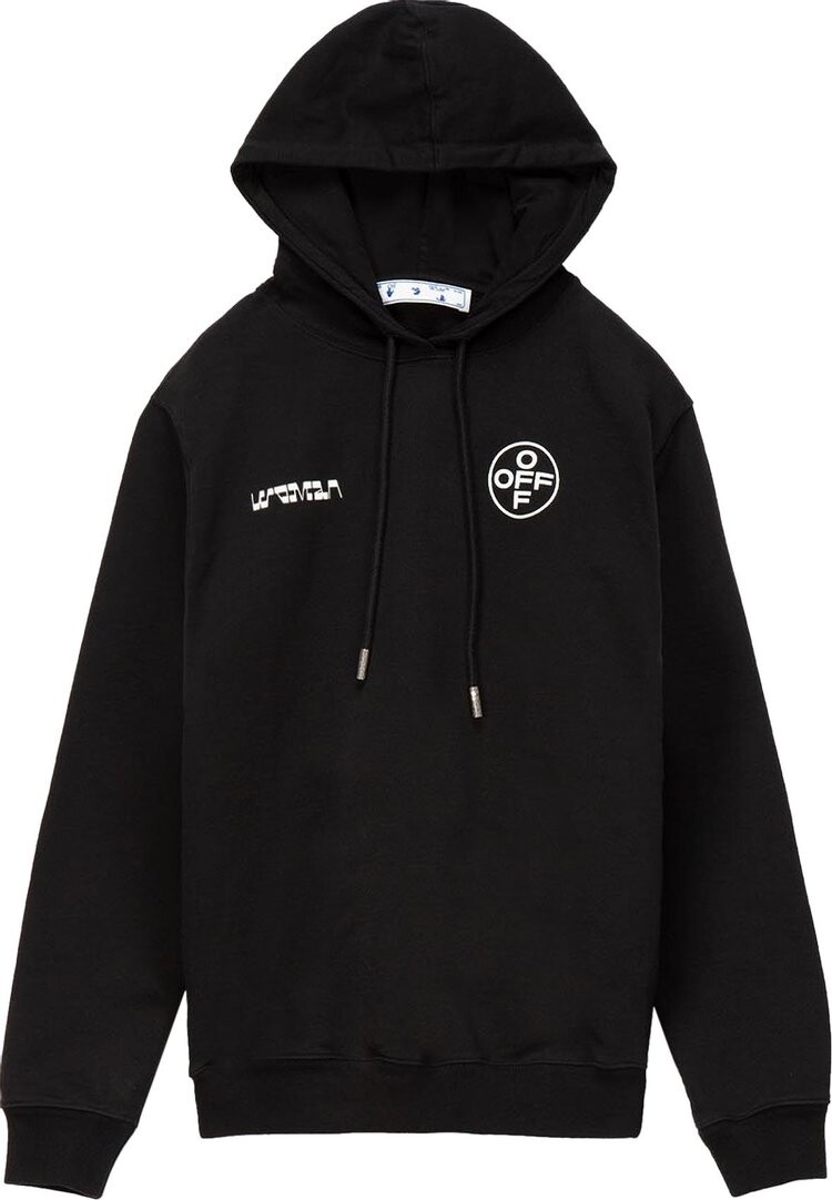 

Толстовка Off-White Painting Reg Hood 'Black', черный