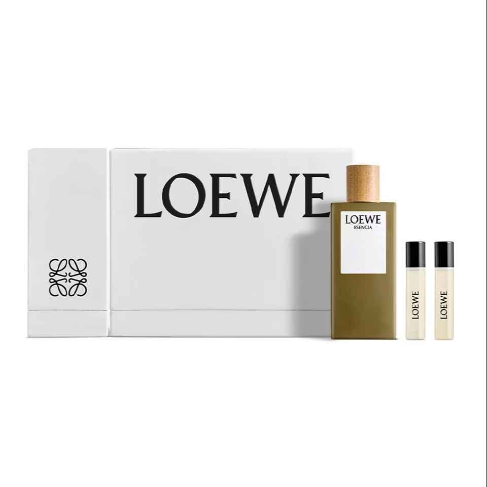 Парфюмерный набор Loewe Essence Eau de Parfum, 100мл + 10мл + 10мл матовая черная стеклянная бутылка 6 шт лот 5 мл 10 мл 15 мл 20 мл 30 мл 50 мл 100 мл с пипеткой флакон для эфирного масла флакон для духов