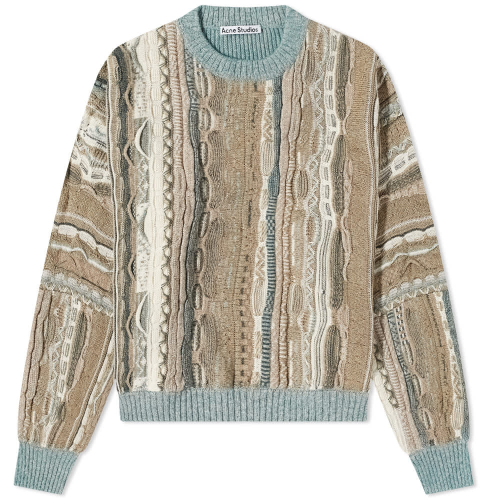 

Джемпер Acne Studios Kustav Stripe Crew Knit, Серый