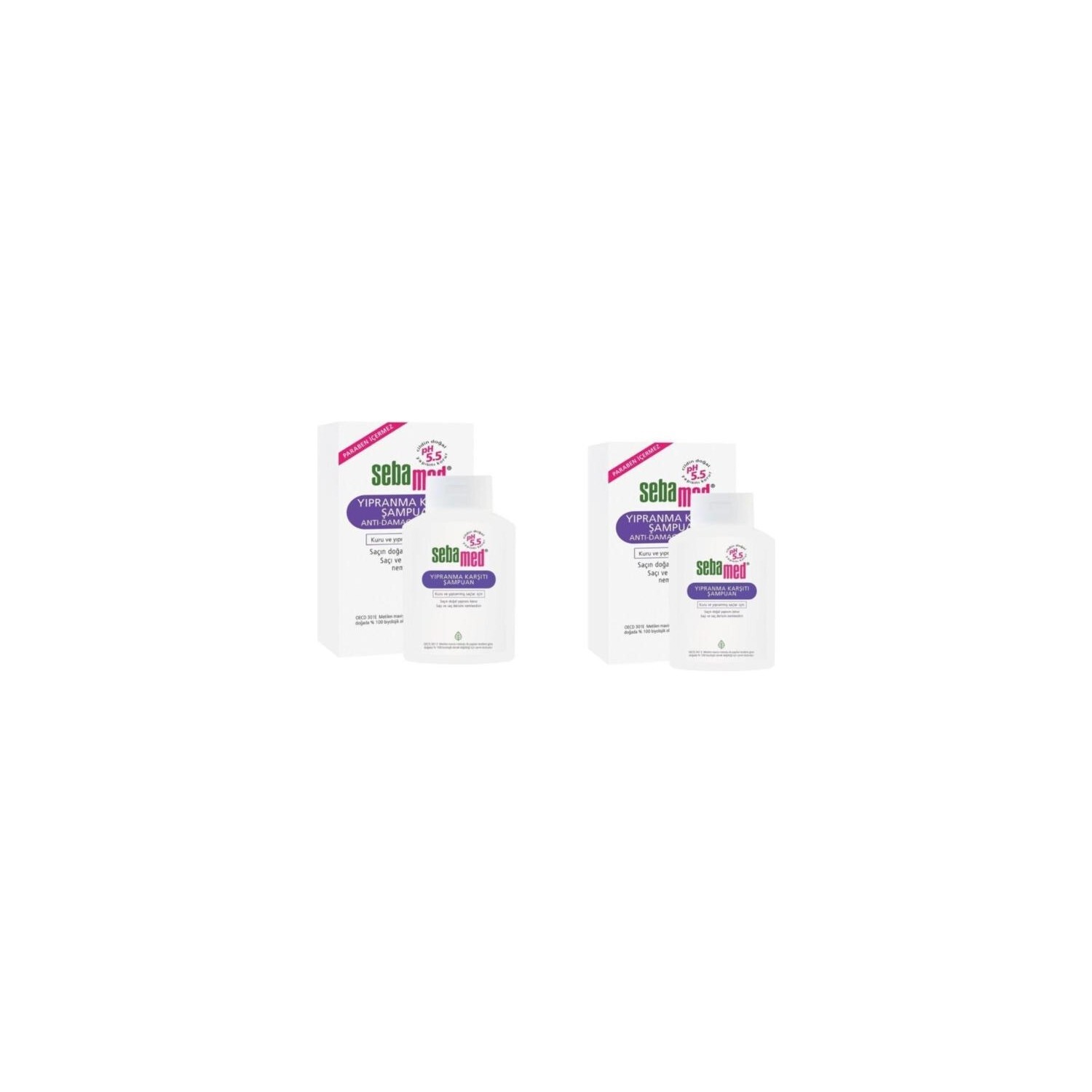

Восстанавливающий шампунь Sebamed Anti-Wear, 2 тюбика по 200 мл