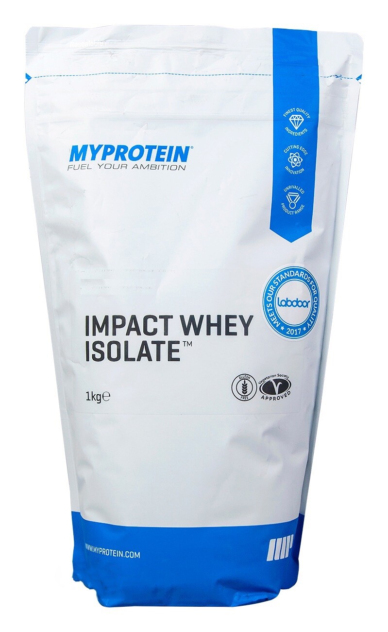 

Изолят сывороточного белка Myprotein Impact Whey Isolate, 1000 гр, клубничный