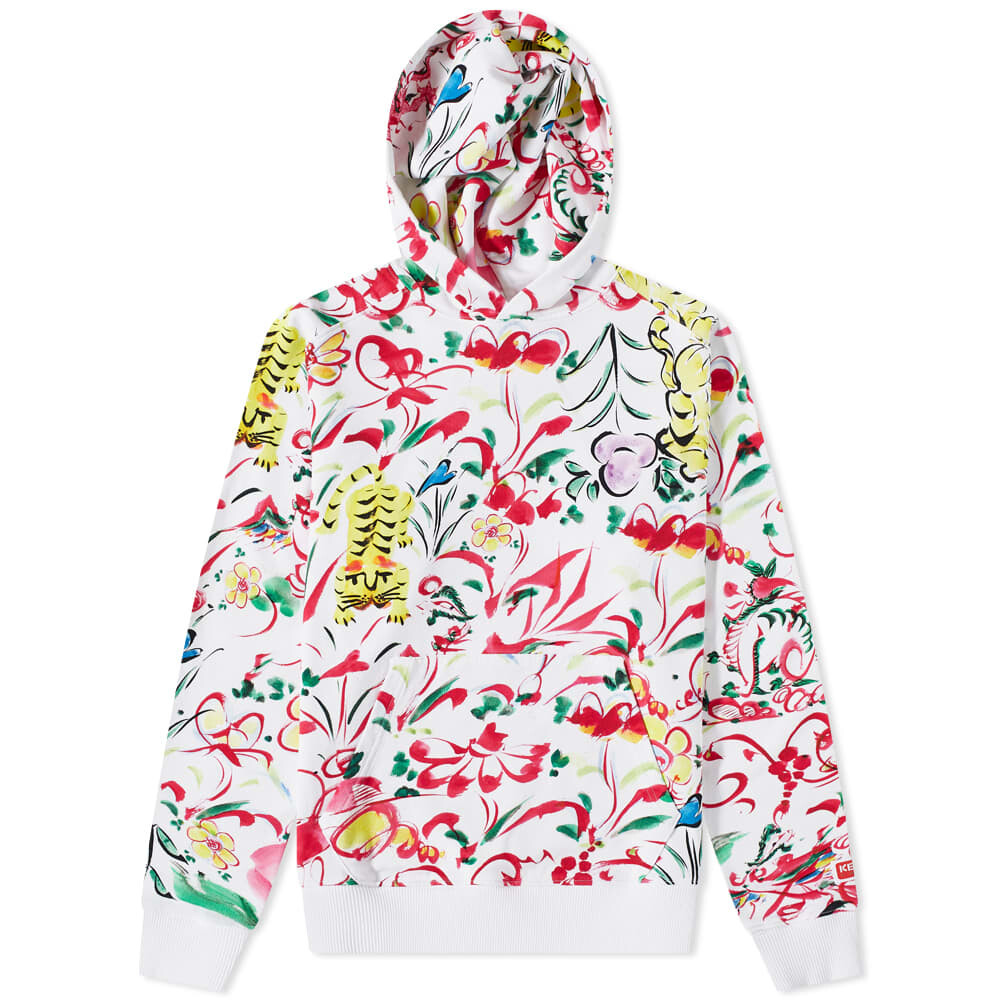 

Толстовка Kenzo Tiger Painting Popover Hoody, Коричневый