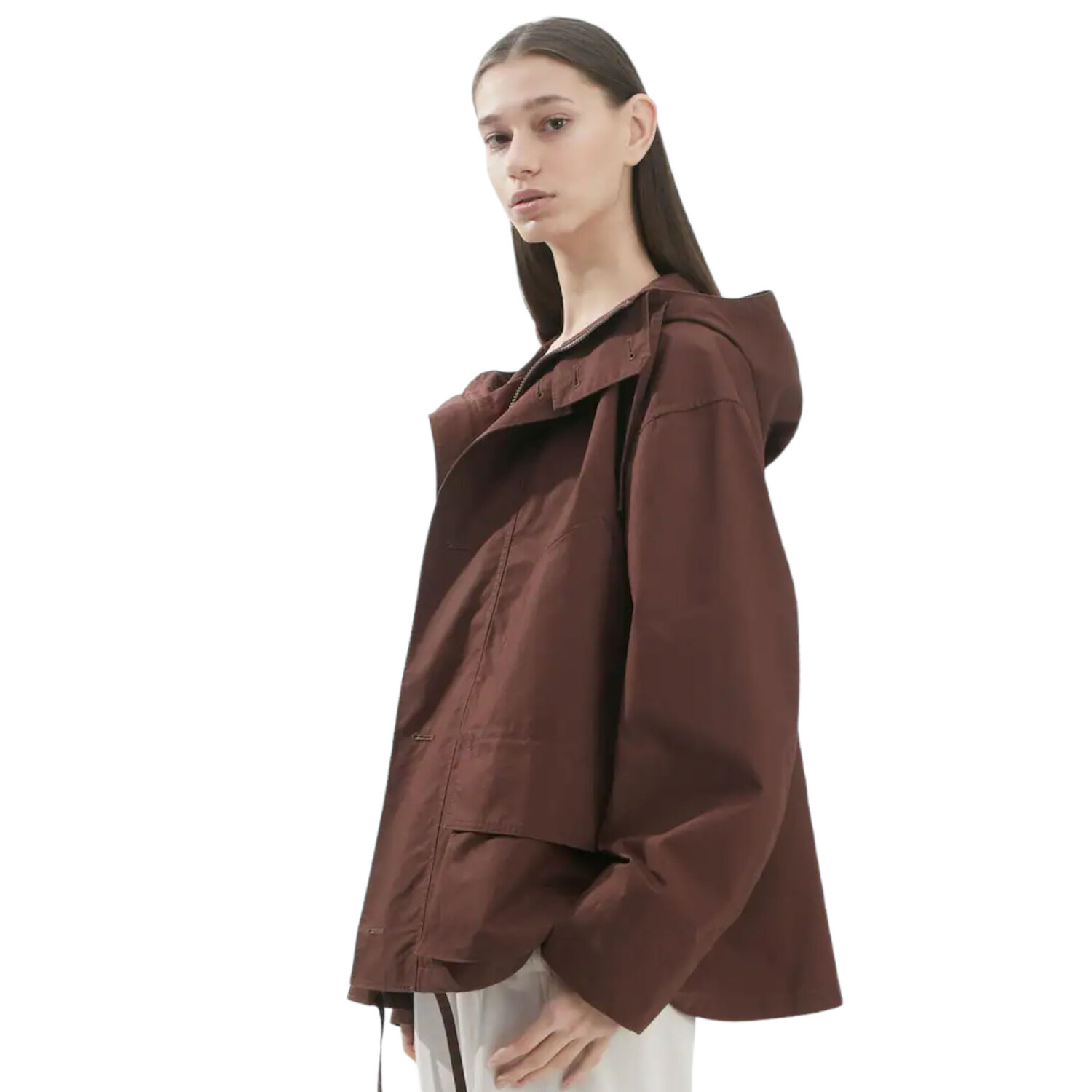 

Парка Uniqlo U Relaxed, коричневый