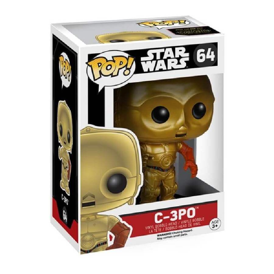 Фигурка Funko POP! Star Wars: Episode 7 C-3PO кеннер звездные войны коллекционная фигурка хан соло эндор 10см hasbro