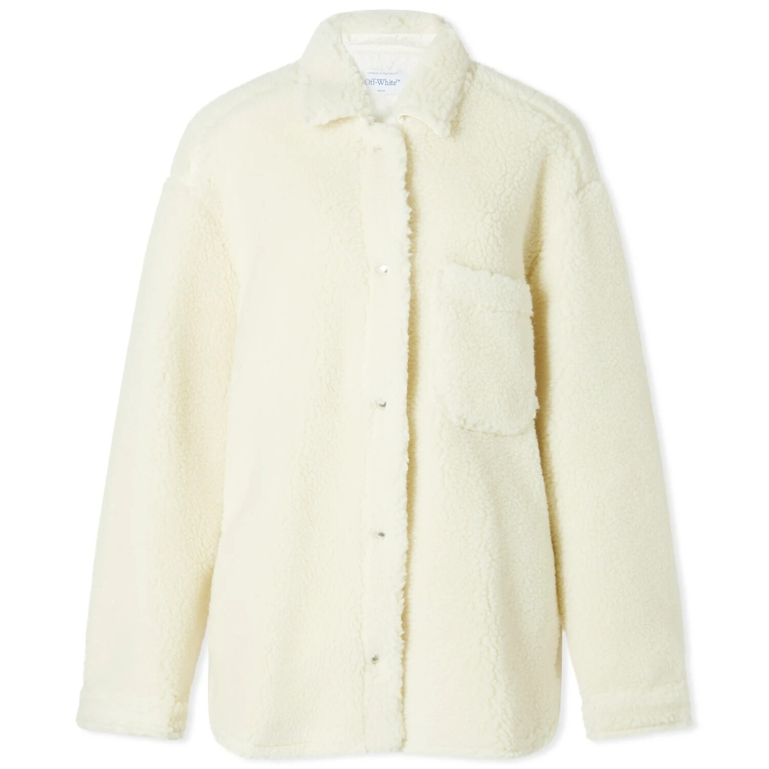 

Куртка Off-White Teddy Fleece, бежевый