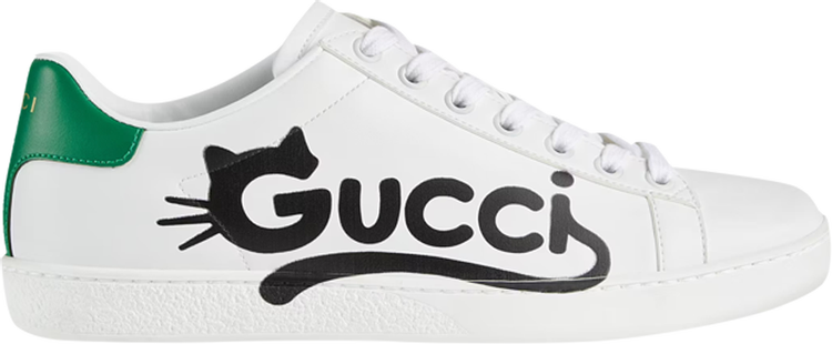 Кроссовки Gucci Wmns Ace Kitten Logo, белый