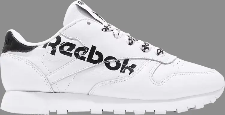 

Лимитированные кроссовки wmns classic leather 'white' Reebok, белый