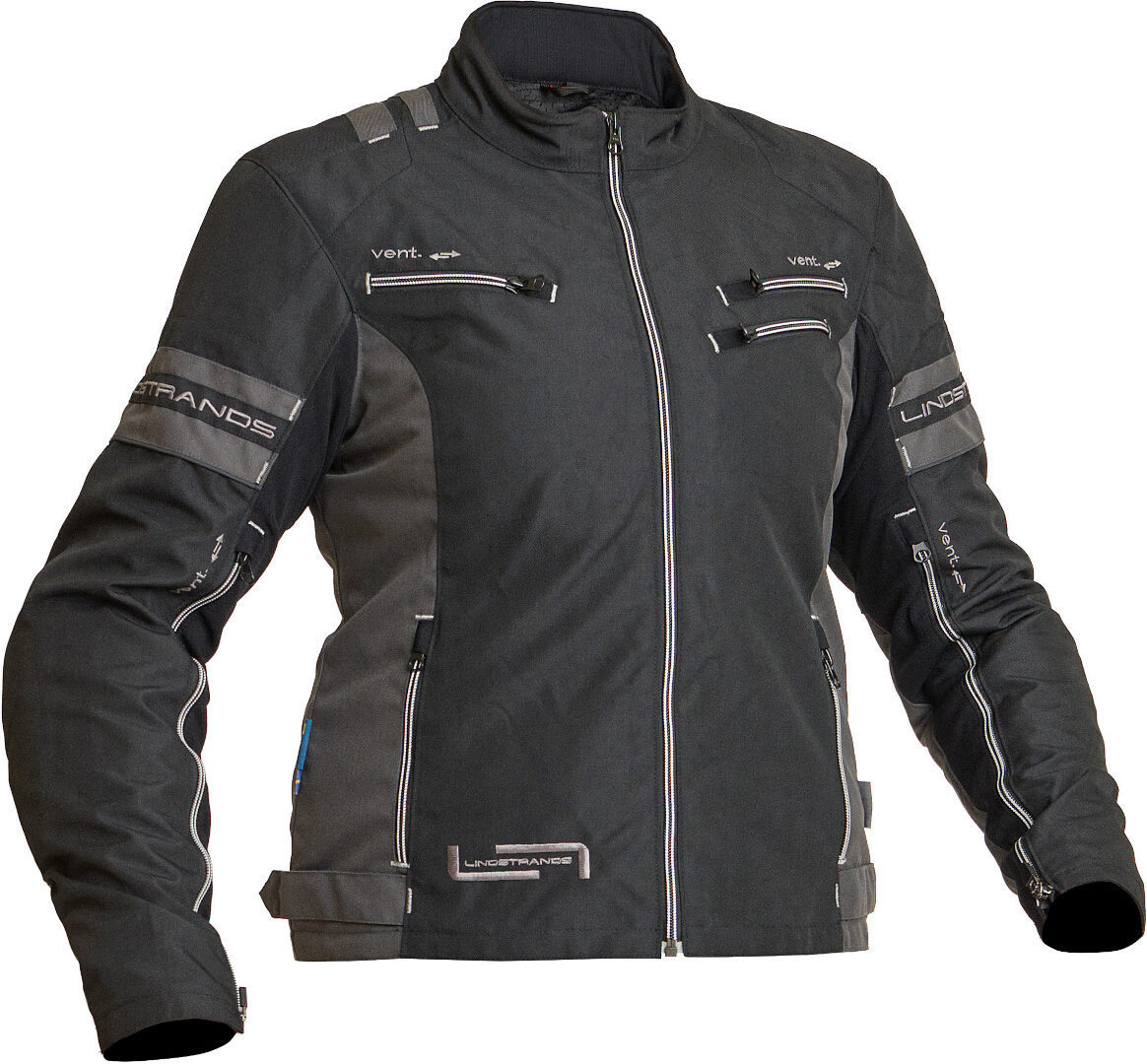 Куртка Lindstrands Liden Водонепроницаемая женская мотоциклетная текстильная, черно-серая куртка женская wilson women серая размер m