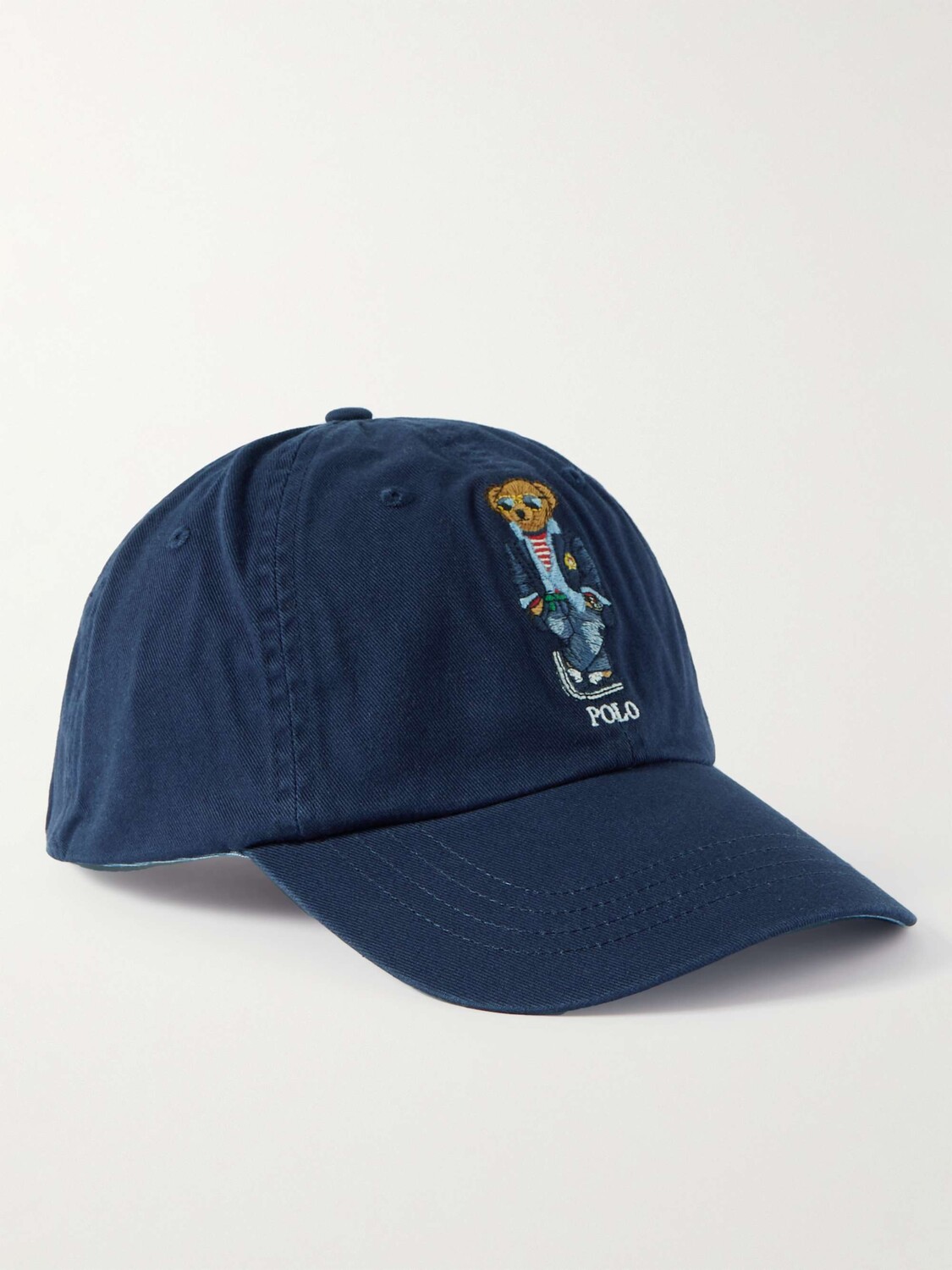 

Бейсболка из хлопкового твила с вышитым логотипом POLO RALPH LAUREN, нави