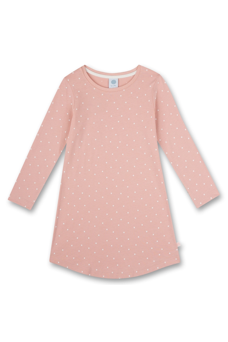 цена Хлопковая ночная рубашка с принтом Sanetta, розовый