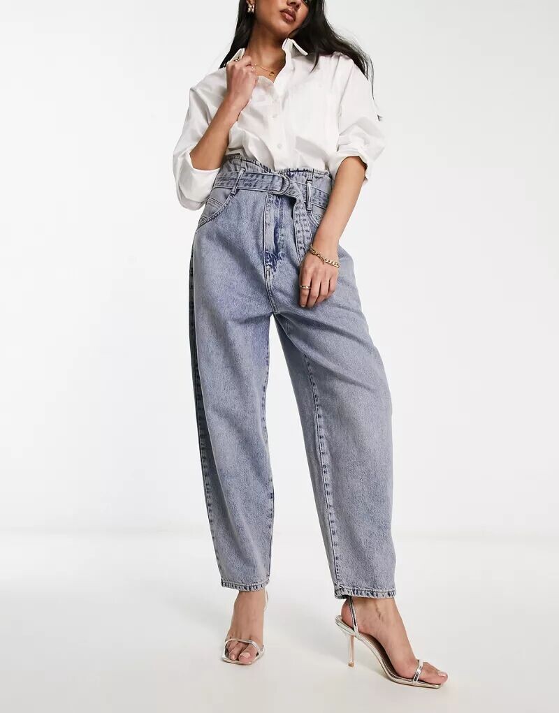 

Джинсы в бумажном пакете AllSaints Sammy, после стирки