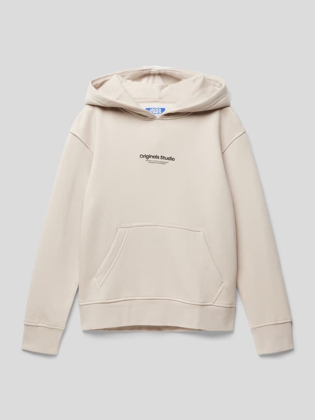 

Толстовка с принтом этикетки модель "ORVESTERBRO" Jack & Jones, экрю