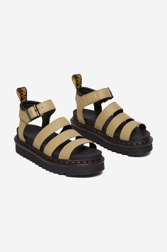 

Доктор Кожаные сандалии Blaire Pisa Dr. Martens, бежевый