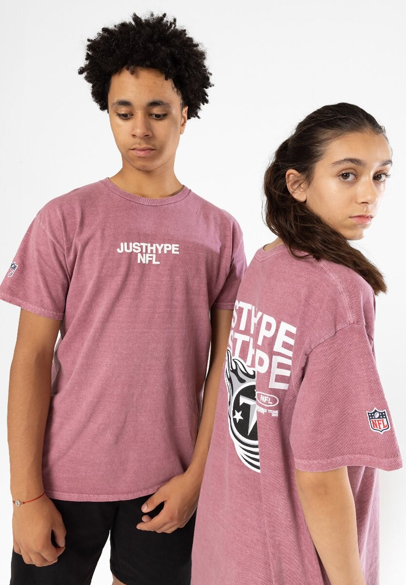 

Футболка с принтом Nfl X Tennessee Titans Hype, розовый