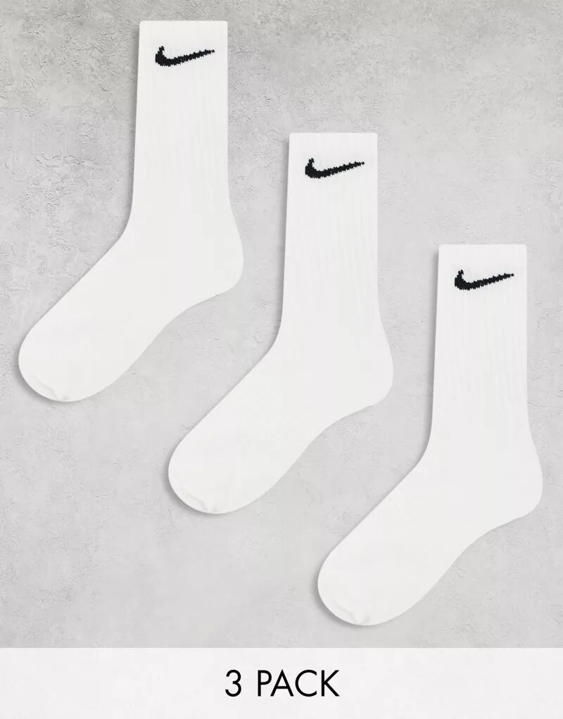 Комплект из трех белых носков Nike