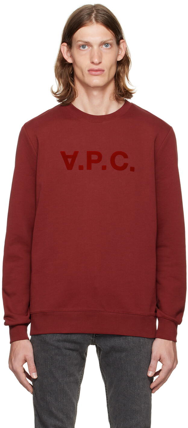 

Бордовый свитшот VPC A.P.C., Красный, Бордовый свитшот VPC A.P.C.