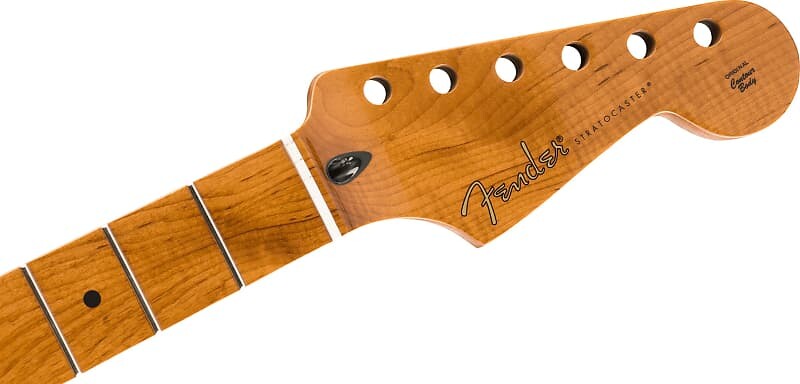 

Fender Roasted Maple Stratocaster Neck 21 узкие высокие лады, 9,5 дюйма, клен, форма C 2023 - клен Roasted Maple Stratocaster Neck 21 Narrow Tall Frets, 9.5", Maple, C Shape