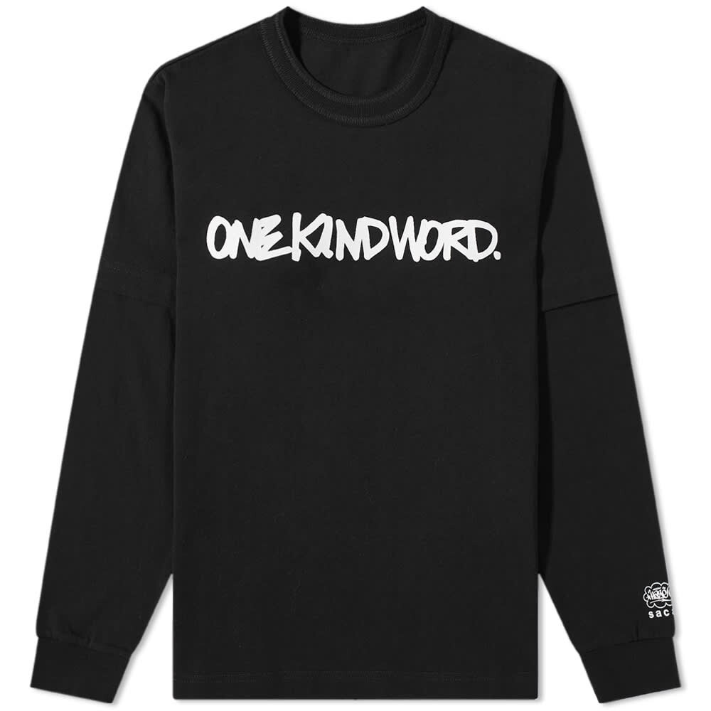 

Футболка Sacai x Eric Haze Long Sleeve One Kind Word Tee