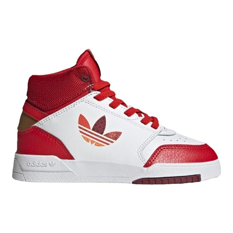 

Кроссовки Adidas clover Drop Step, красный/белый