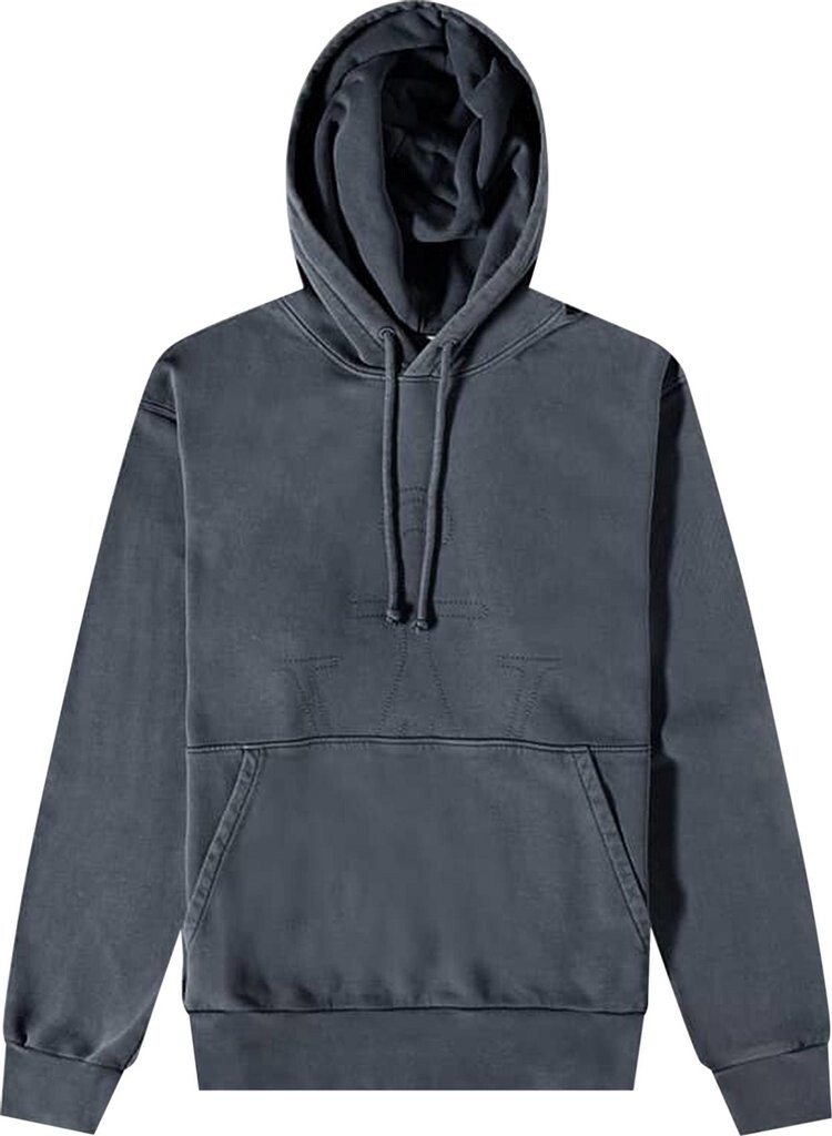 

Худи JW Anderson Embroidered Hoodie 'Charcoal', черный