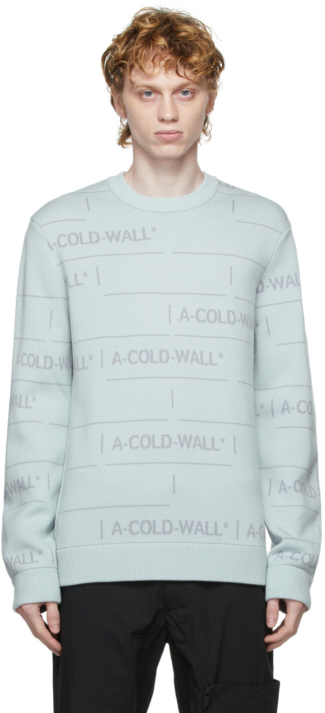 

Жаккардовый вязаный свитер с цепочкой A-COLD-WALL*