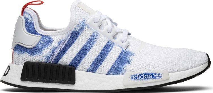 Кроссовки Adidas NMD_R1 'Stencil Pack - Bold Blue', синий - фото