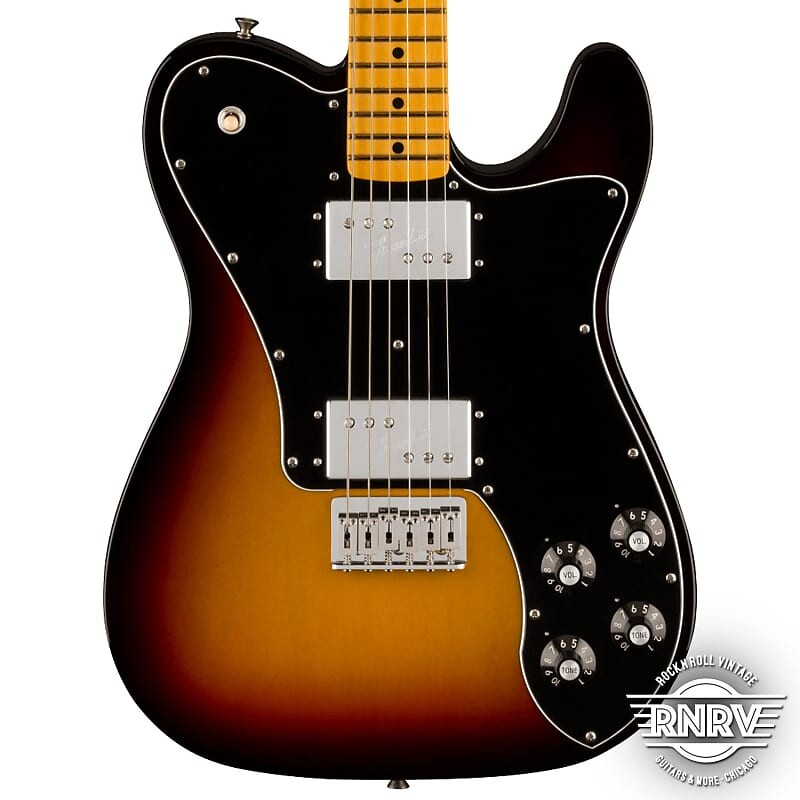 Fender American Vintage II 1975 Telecaster Deluxe, кленовый гриф, 3 цвета Sunburst Fender American II Telecaster Deluxe, Maple Fingerboard, накладка на гриф fender custom shop albert collins signature telecaster maple nos natural fender custom shop albert collins signature telecaster maple fingerboard nos natural