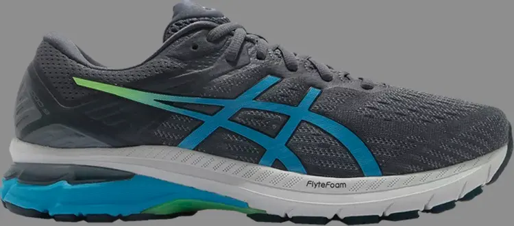 

Кроссовки gt 2000 9 2e wide 'carrier grey digital aqua' Asics, зеленый