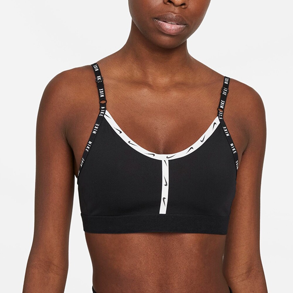 

Спортивный топ Nike Athletic Light Support Moderate, черный/белый
